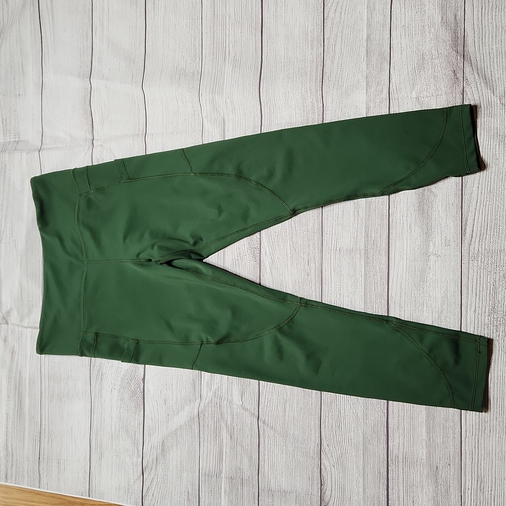 ZYIA Pine Pocket Light n Tight Hi-Rise Pocket 24" 8-10 Leggings